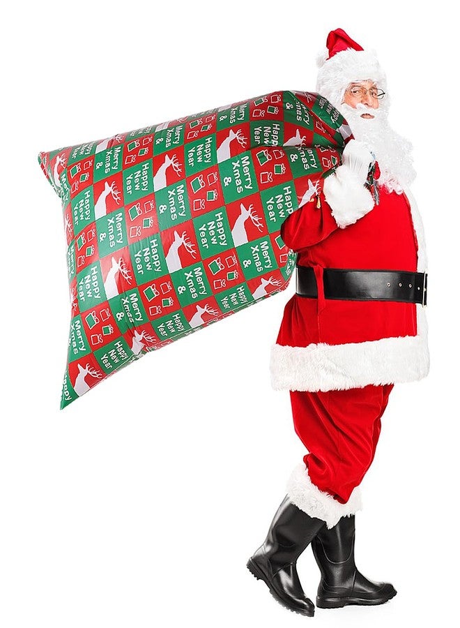 Jaywayang 4PCS Extra Large Christmas Gift Bags, Oversized Christmas Bags 60" x 36" Jumbo Plastic Gift Bags with Tag and String for Huge Big Gifts Presents Wrapping Kids Bicycle Bike Gift Bag - Image 4